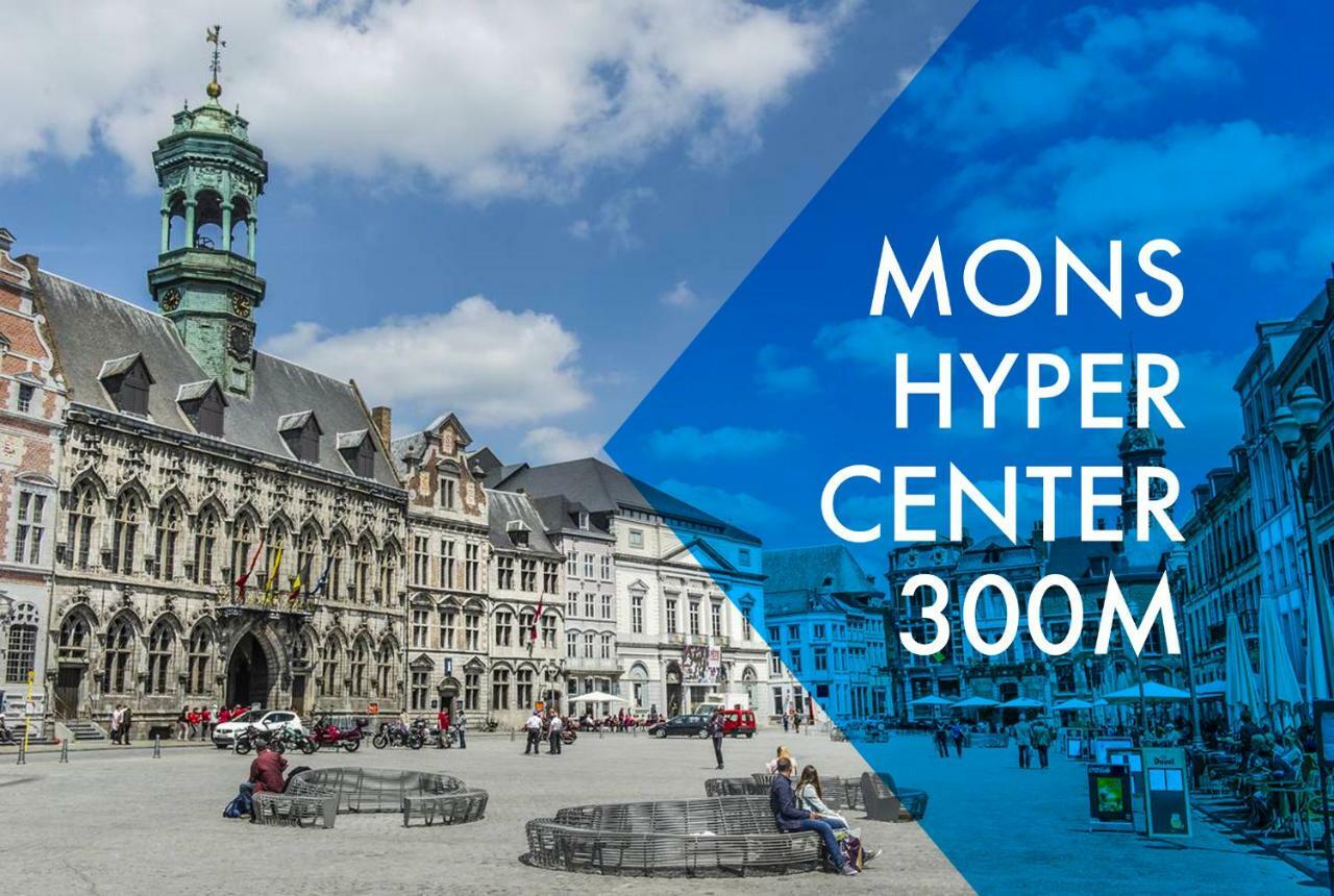Ferienwohnung Luxury Apart' Mons City Center With Terrace Exterior foto