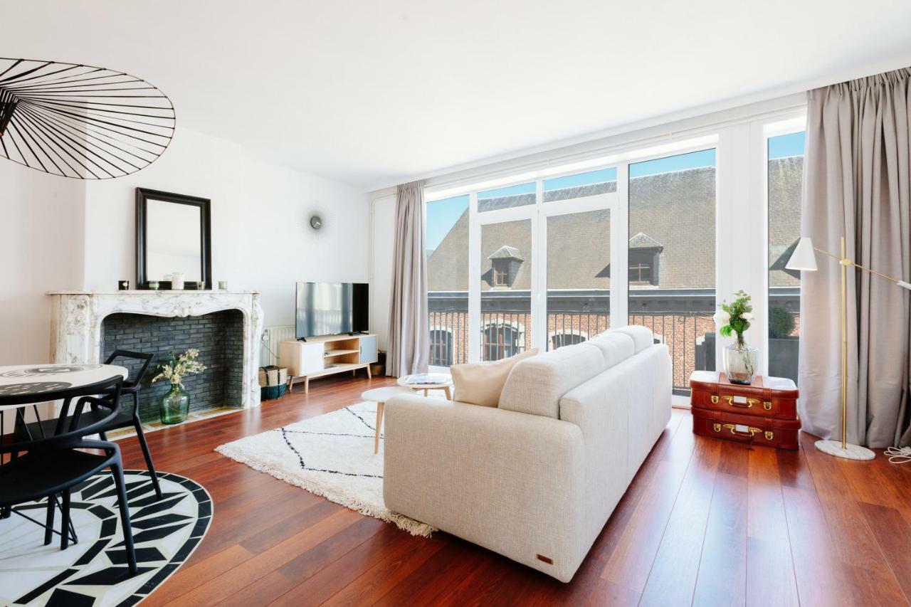 Ferienwohnung Luxury Apart' Mons City Center With Terrace Exterior foto