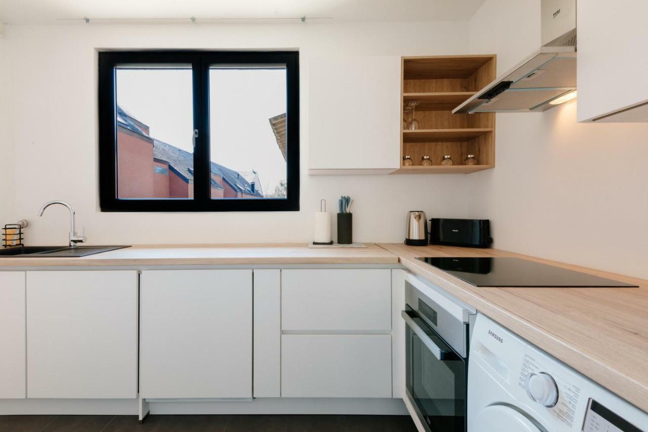 Ferienwohnung Luxury Apart' Mons City Center With Terrace Exterior foto